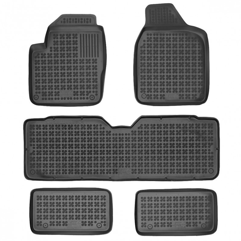 Gumové autokoberce Rezaw-Plast Seat Alhambra 1995-2010 (7 míst) Rezaw-Plast