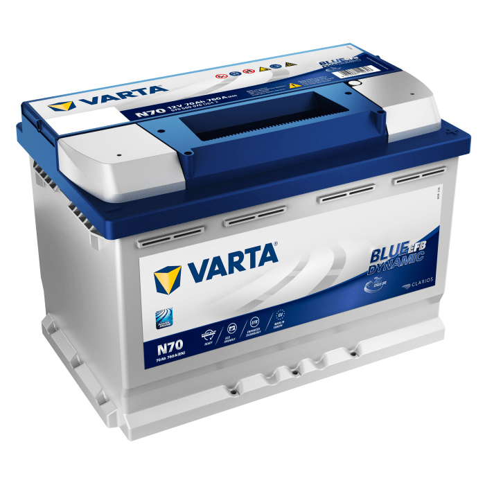 Autobaterie Varta Blue Dynamic EFB 70Ah