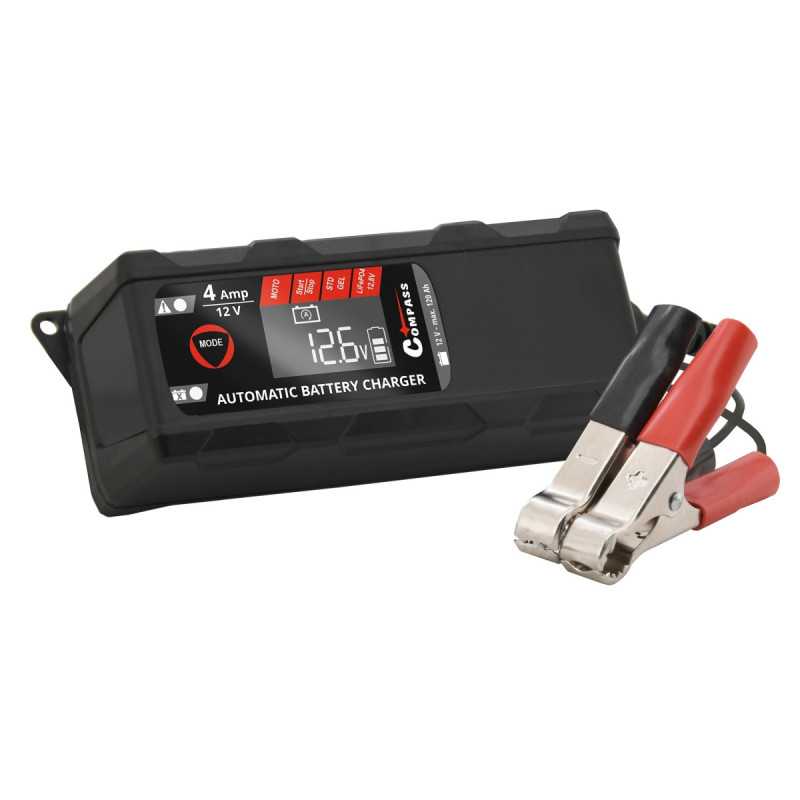 Automatická nabíječka autobaterií 1 - 120Ah (4Amp) Compass