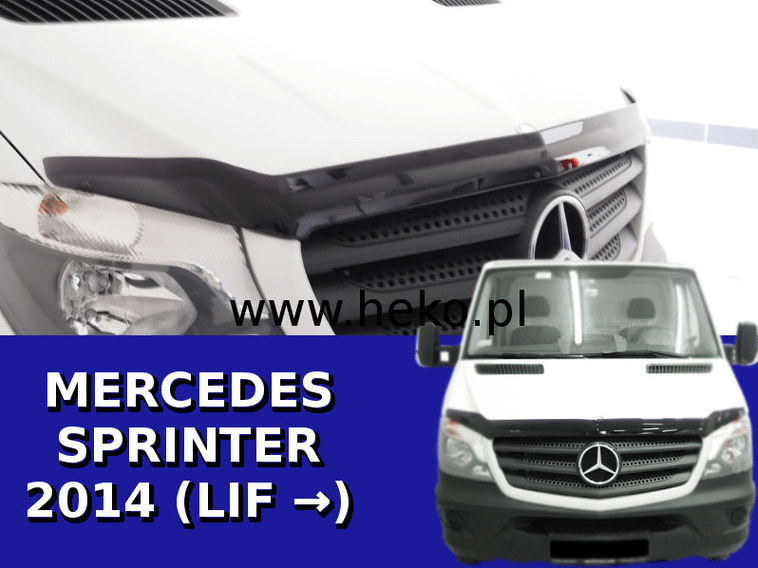 Deflektor kapoty Mercedes Sprinter 2013-2018 (po faceliftu) Heko