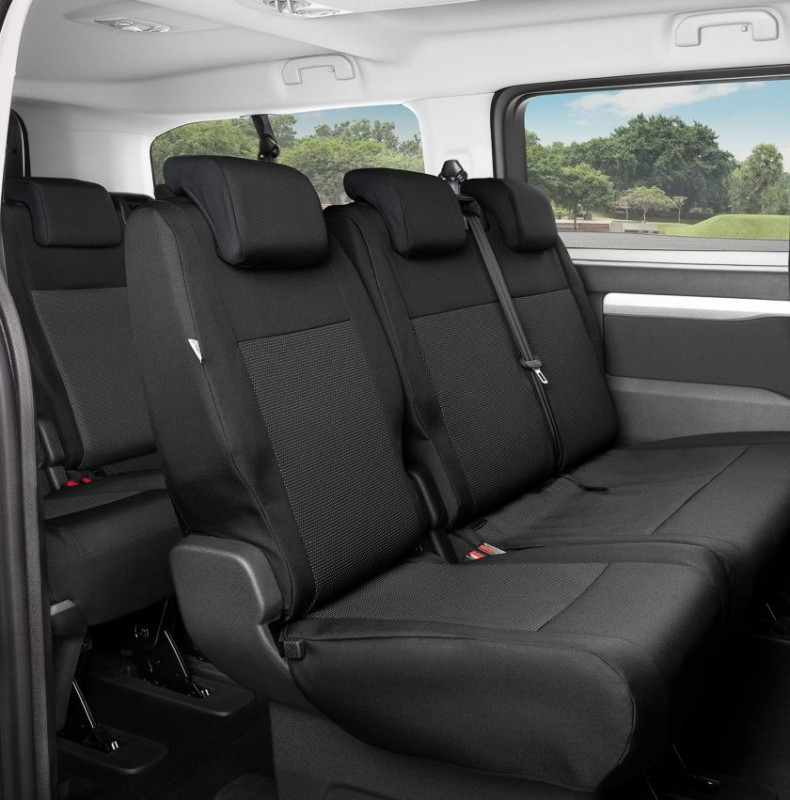 Přesné autopotahy Toyota ProAce 2016- (2 opěradla + 2 sedadla) Kegel-Blazusiak