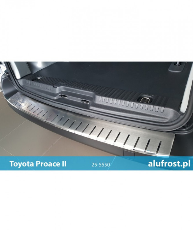 Ochranná lišta hrany kufru Toyota ProAce 2016- Alufrost
