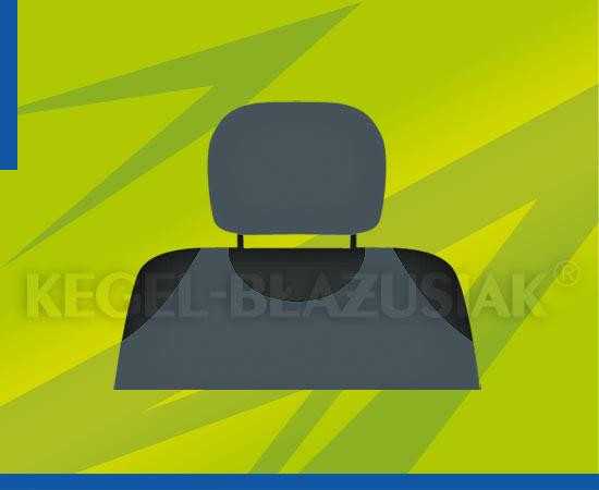 Potahy opěrek hlavy (tmavě šedé) Kegel-Blazusiak