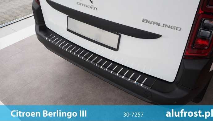 Ochranná lišta hrany kufru Citroen Berlingo 2018- (carbon) Alufrost