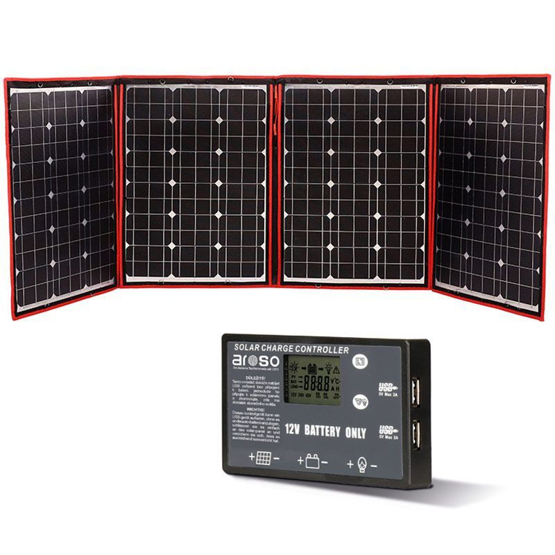 Přenosný solární panel s regulátorem (320W) Aroso