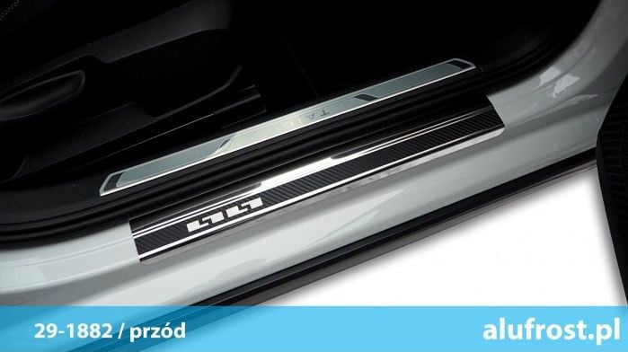 Prahové lišty VW Taigo 2021- (carbonová fólie) (carbonová fólie) Alufrost