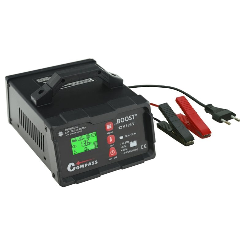 Nabíječka autobaterií 5 - 120Ah (12/24V) Compass