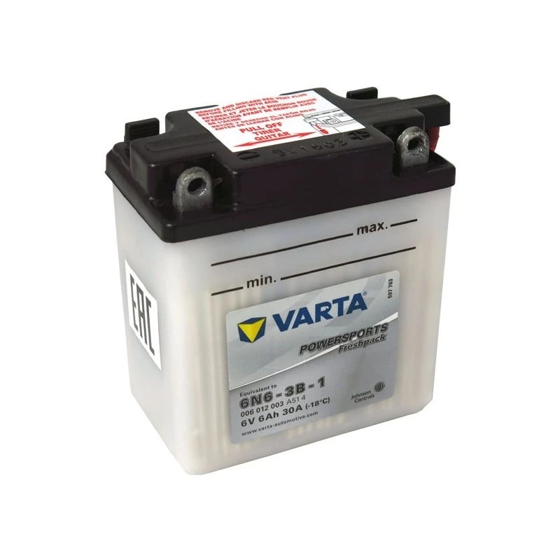 Motobaterie Varta Powersports Freshpack 6V 6N6-3B-1 6Ah Varta