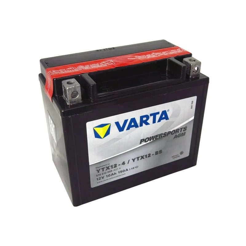 Motobaterie Varta Powersports AGM TX12-BS 12V 10Ah Varta