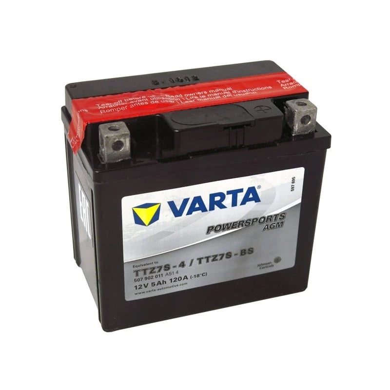 Motobaterie Varta Powersports AGM Active TZ7S 12V 6Ah (integrovaná) Varta