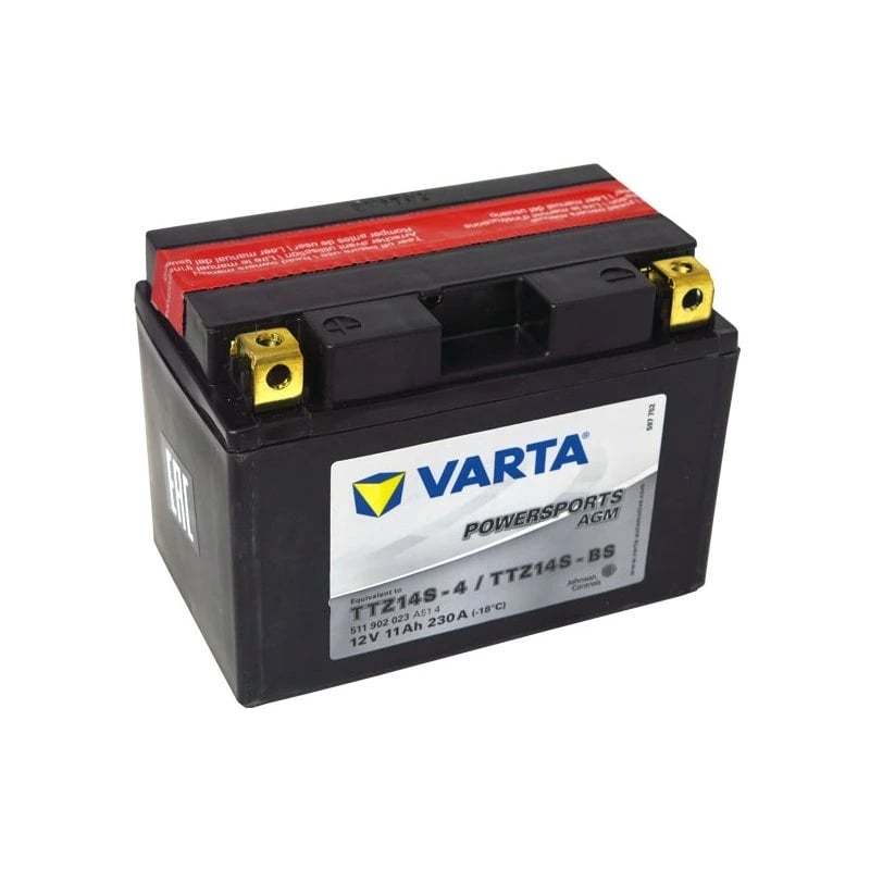Motobaterie Varta Powersports AGM Active TZ14S 12V 11Ah (integrovaná) Varta