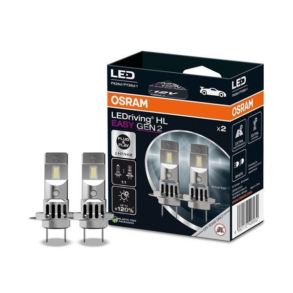 Sada autožárovek OSRAM H7/H18-LED EASY GEN 2 (2ks) Osram
