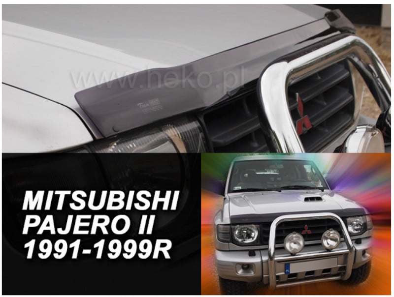 Deflektor kapoty Mitsubishi Pajero II 3/5d 1991-1999 Heko