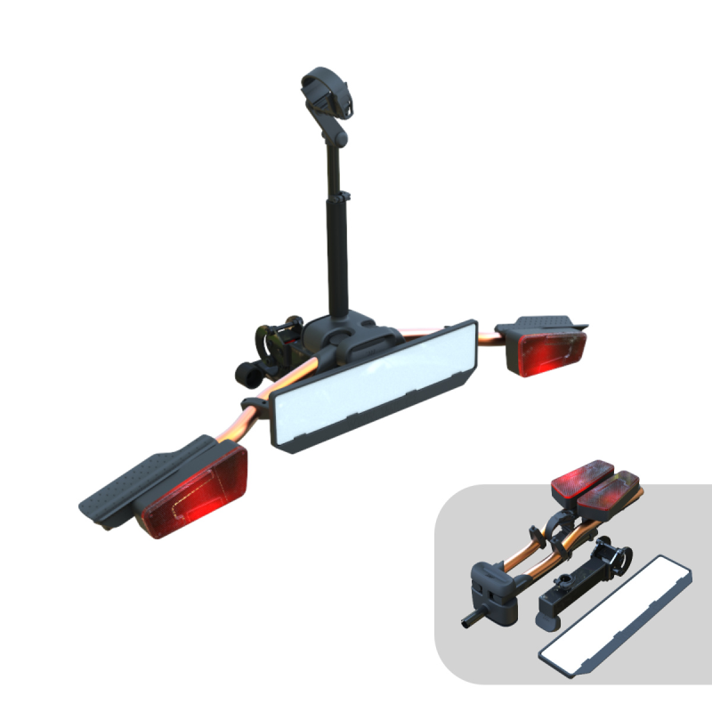Nosič kol na tažné zařízení TMK Fly 01 (oranžový) + vak TMK system