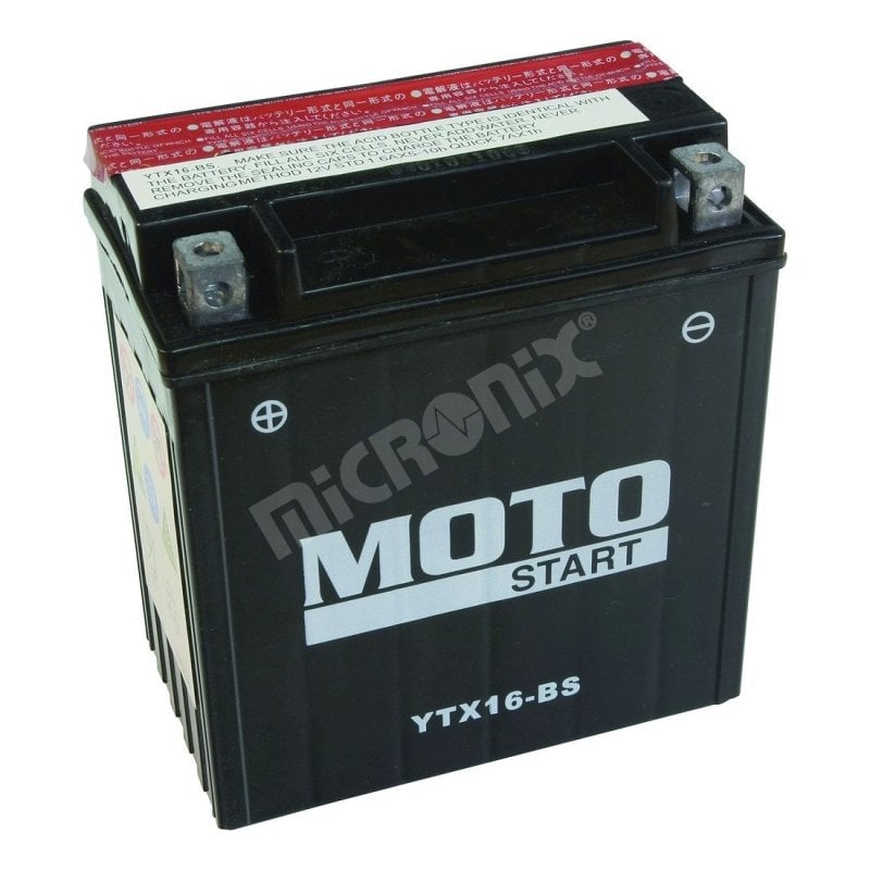 Motobaterie Motostart MS-YTX16-BS Motostart