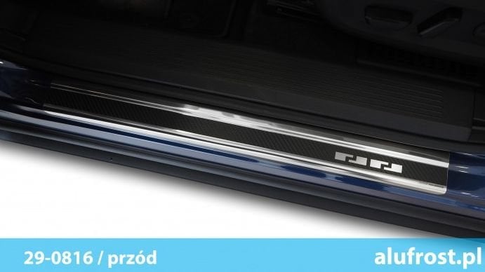 Prahové lišty Nissan X-Trail 2022- (carbonová fólie) Alufrost