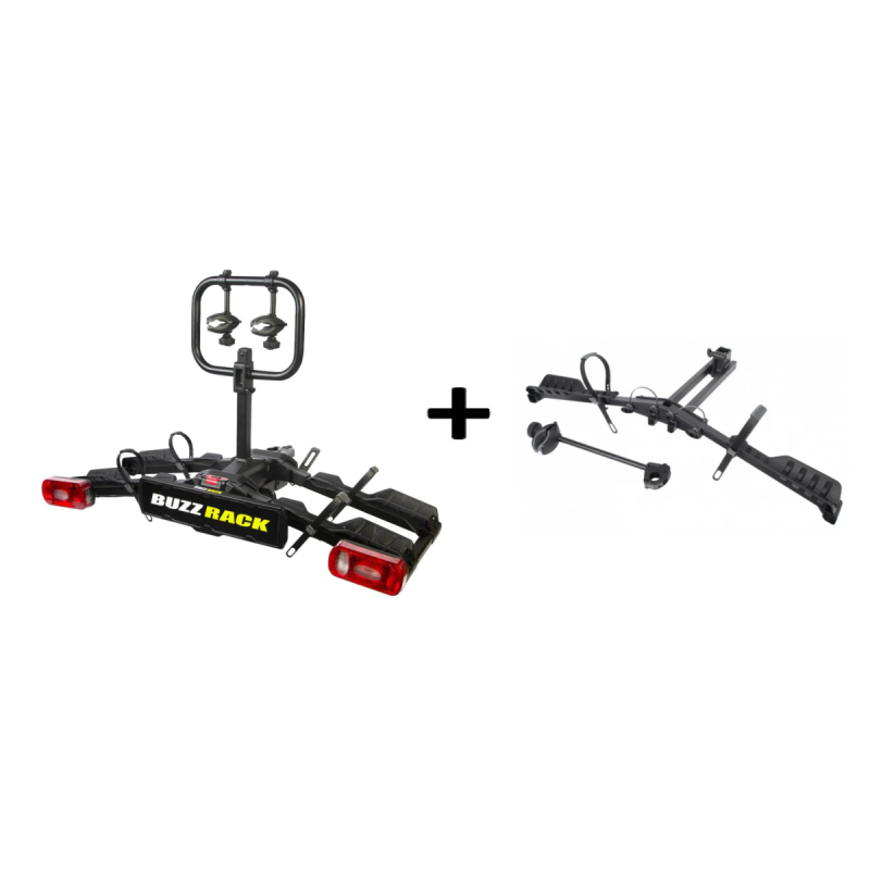 Nosič elektrokol na tažné zařízení Buzzrack Scorpion Lite 2 (2+1 kolo) BuzzRack