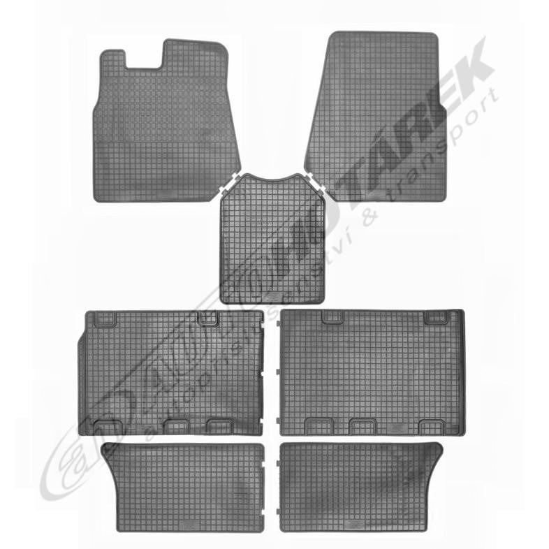 Gumové autokoberce Petex Kia Carnival 2001-2006 (7 míst) Petex