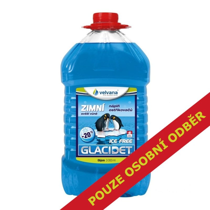 Zimní směs do ostřikovačů VELVANA Glacidet -20°C (3 litry) Velvana