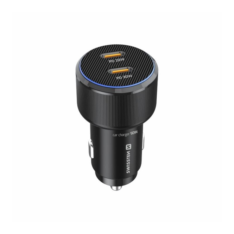 USB adaptér 2x USB-C (50W) Swissten