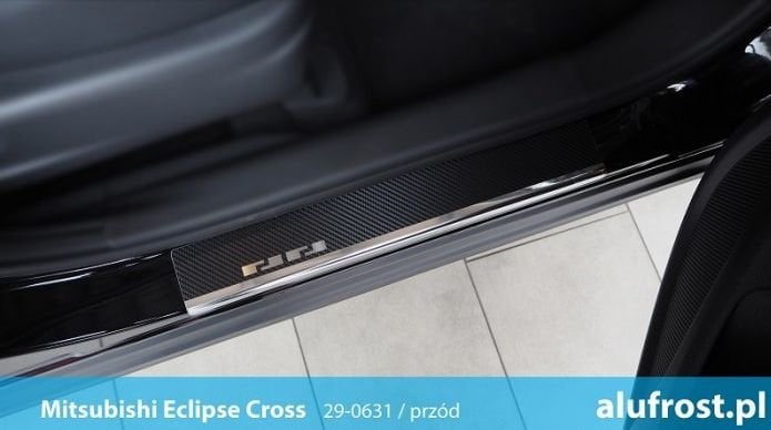 Prahové lišty Mitsubishi Eclipse Cross 2018- (carbonová fólie) Alufrost