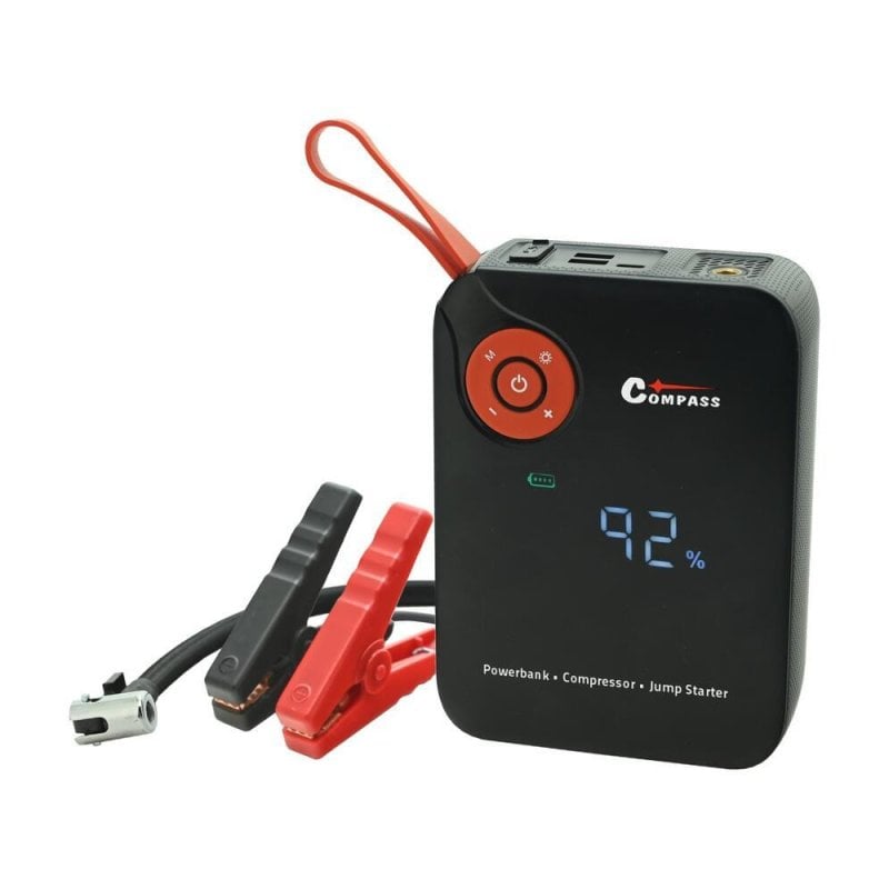 Startovací zdroj s kompresorem