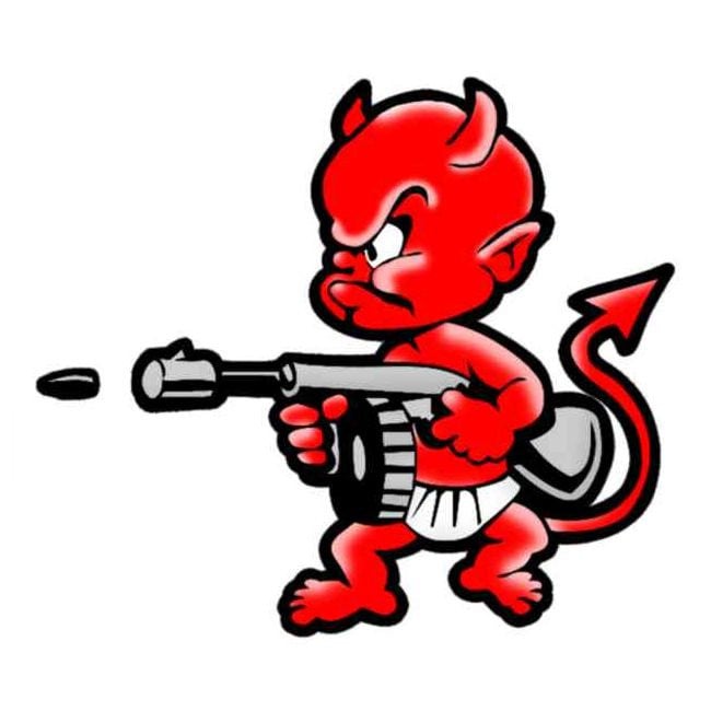 Samolepka na auto Čertík (9 x 10cm) EU