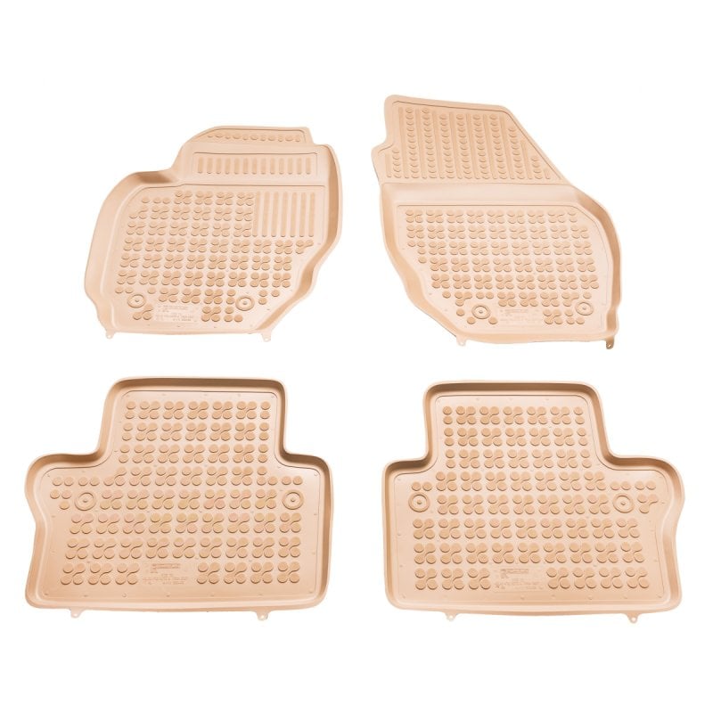 Gumové autokoberce Rezaw-Plast Mercedes CLS-Class W219 2004-2010 (béžové) Rezaw-Plast