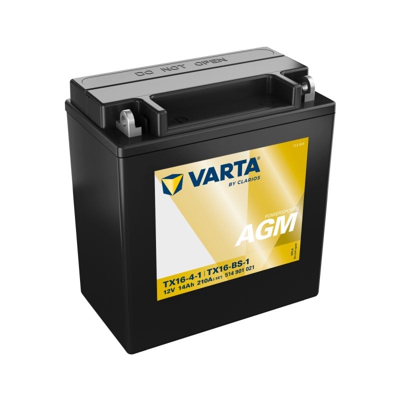 Motobaterie Varta Powersports AGM TX16-BS 12V 14Ah Varta