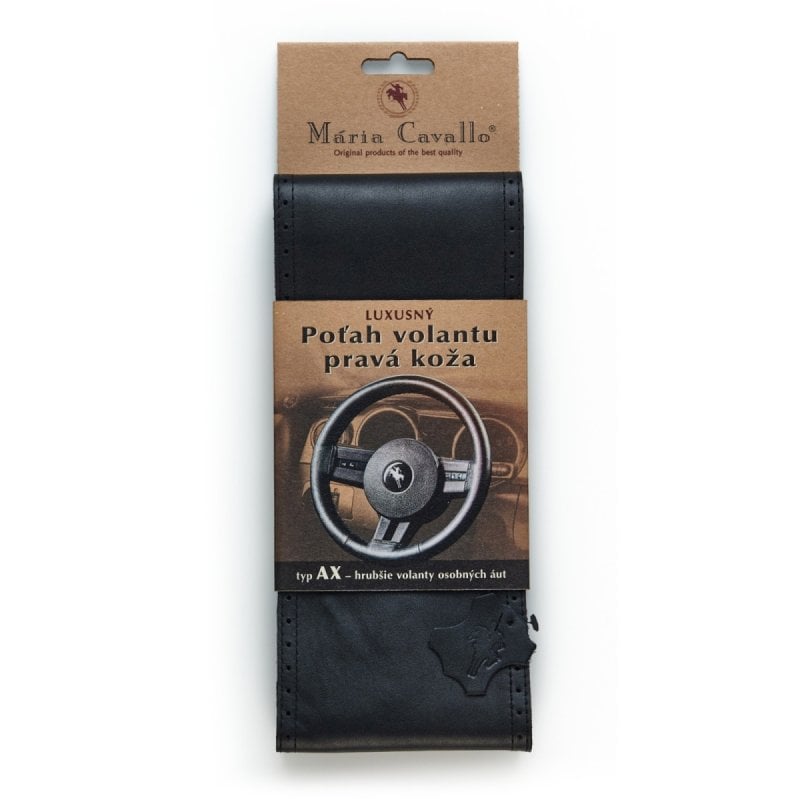 Kožený potah volantu (velikost AX