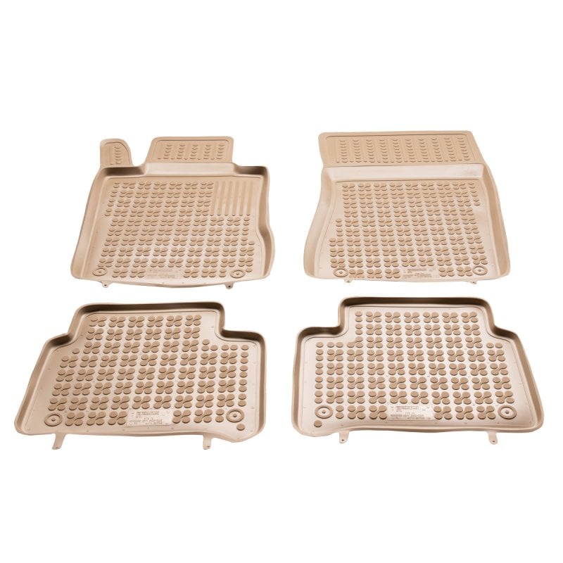 Gumové autokoberce Rezaw-Plast Mercedes E-Class W211 2002-2009 (béžové) Rezaw-Plast