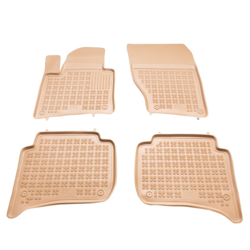Gumové autokoberce Rezaw-Plast VW Touareg 2010-2018 (béžové) Rezaw-Plast
