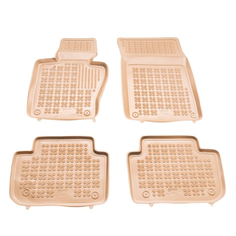 Gumové autokoberce Rezaw-Plast BMW X3 (E83) 2004-2010 (béžové) Rezaw-Plast