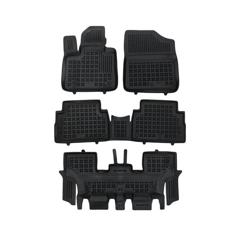 Gumové autokoberce Rezaw-Plast Hyundai Santa Fe 2020-2023 (7 míst